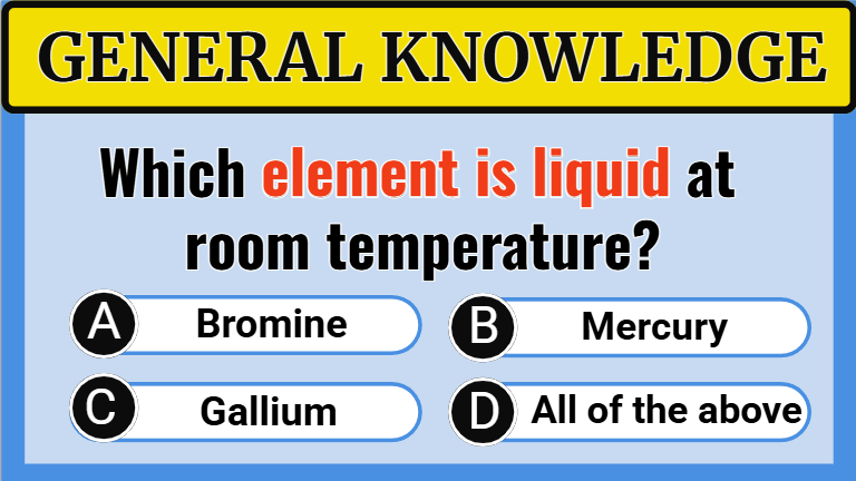 General Knowledge Quiz for All Ages
